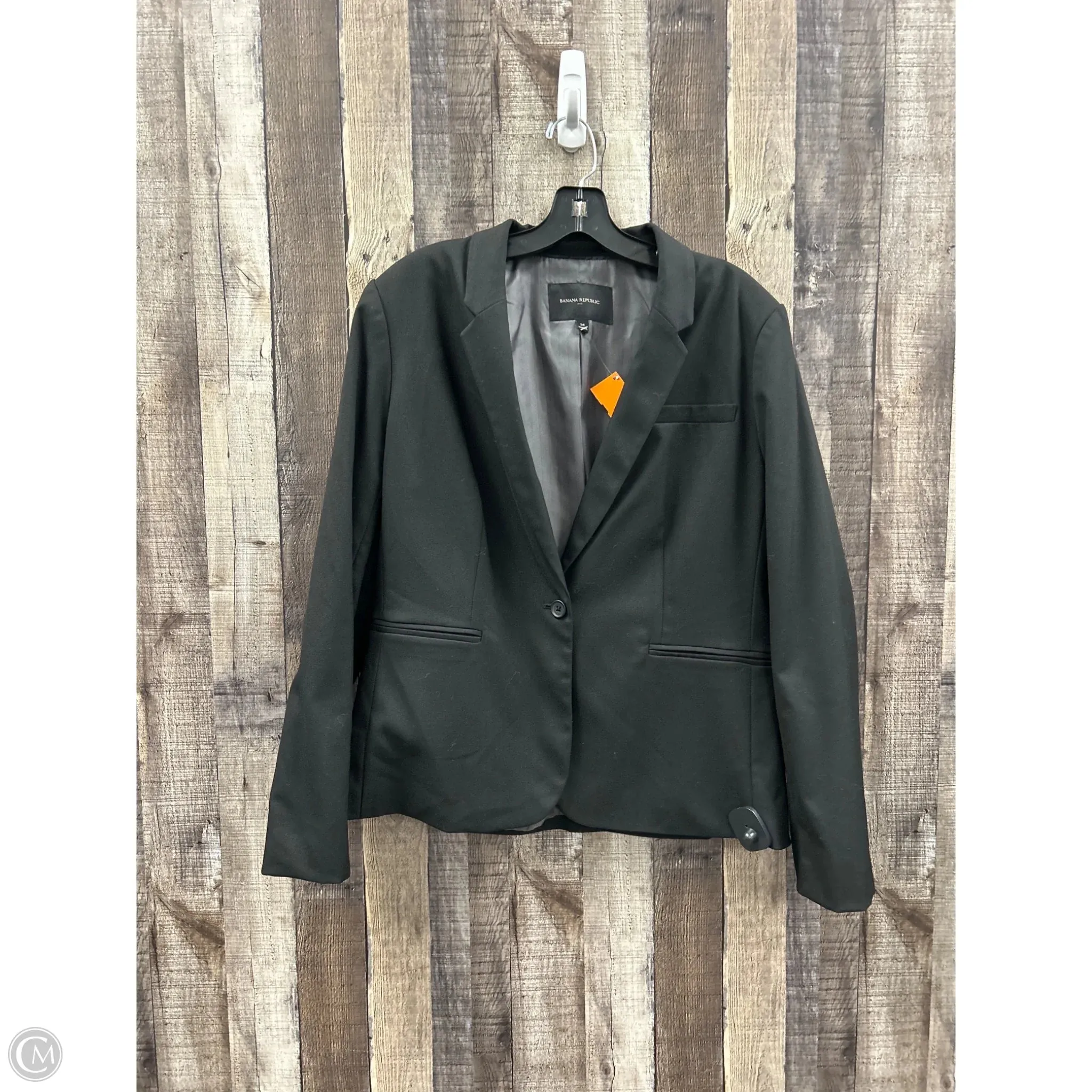 Blazer By Banana Republic In Black, Size: L