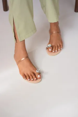 Blossom Stone Embellished Sandals