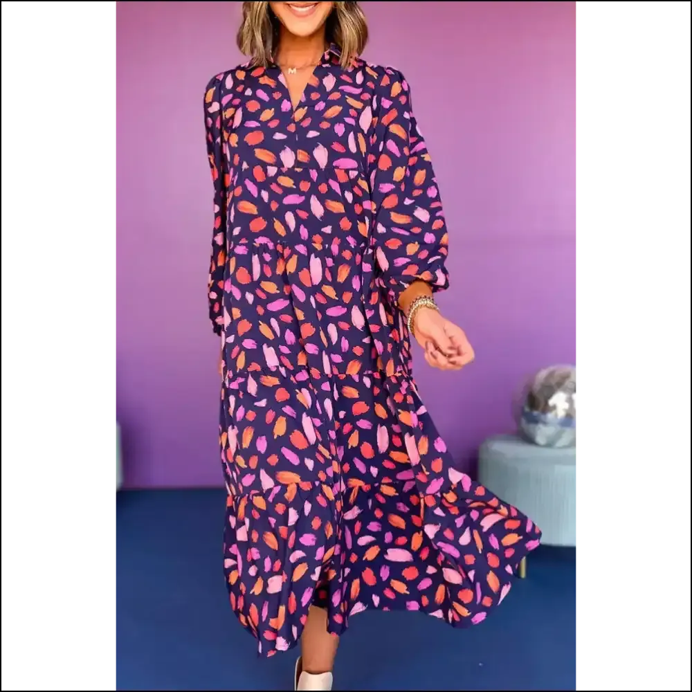 Blue Abstract Print Maxi Dress: from Zero to Heroically Chic 🦸‍♀️ Needful Things