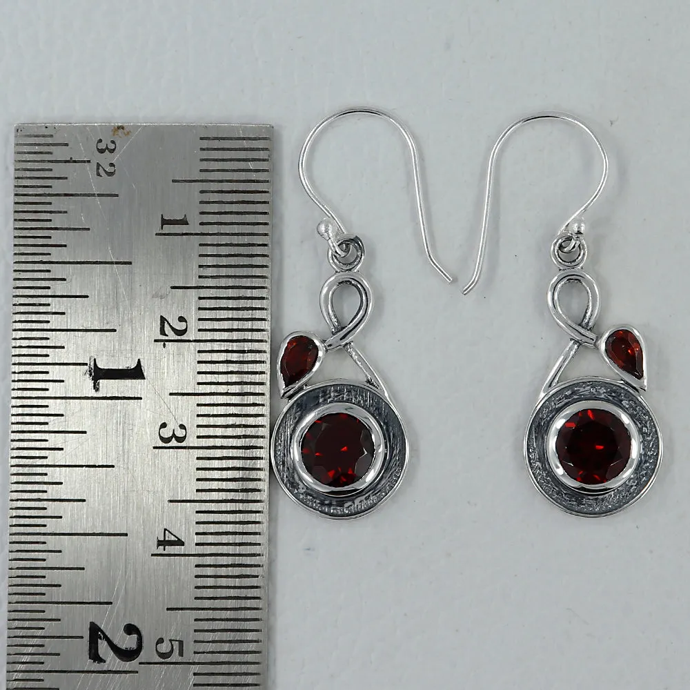 Blue Silver Earrings