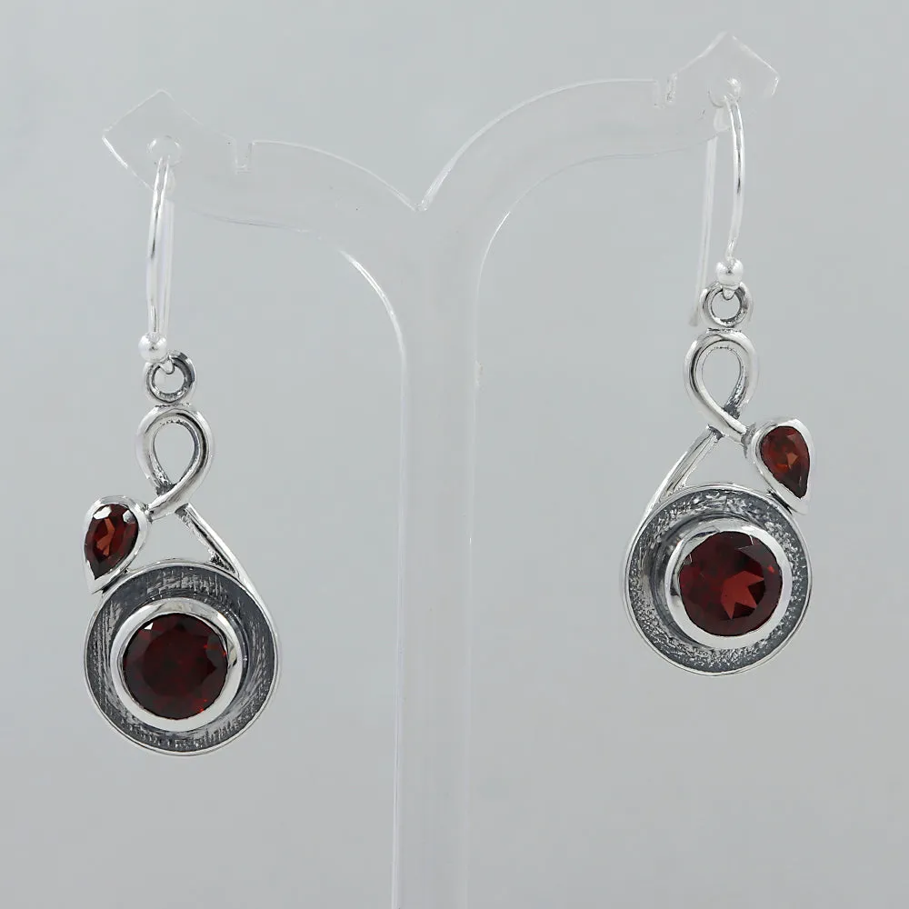 Blue Silver Earrings