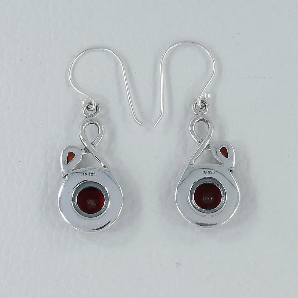 Blue Silver Earrings