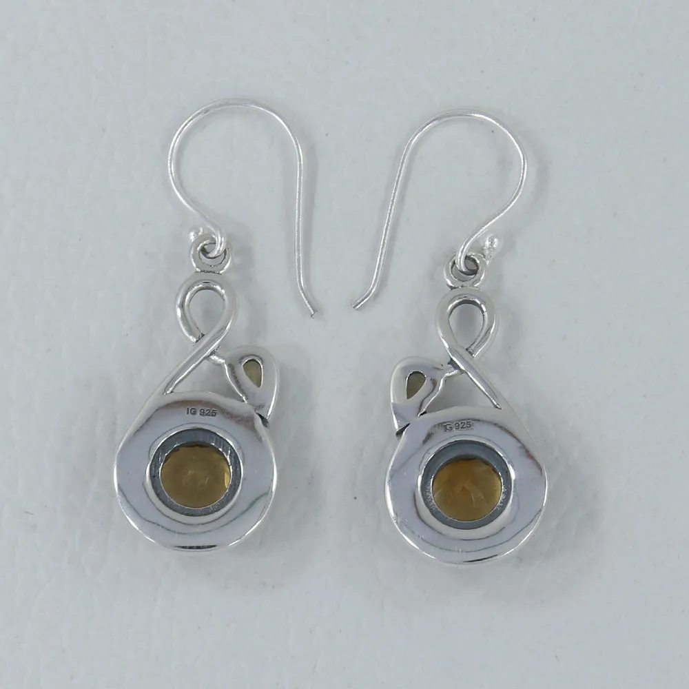 Blue Silver Earrings