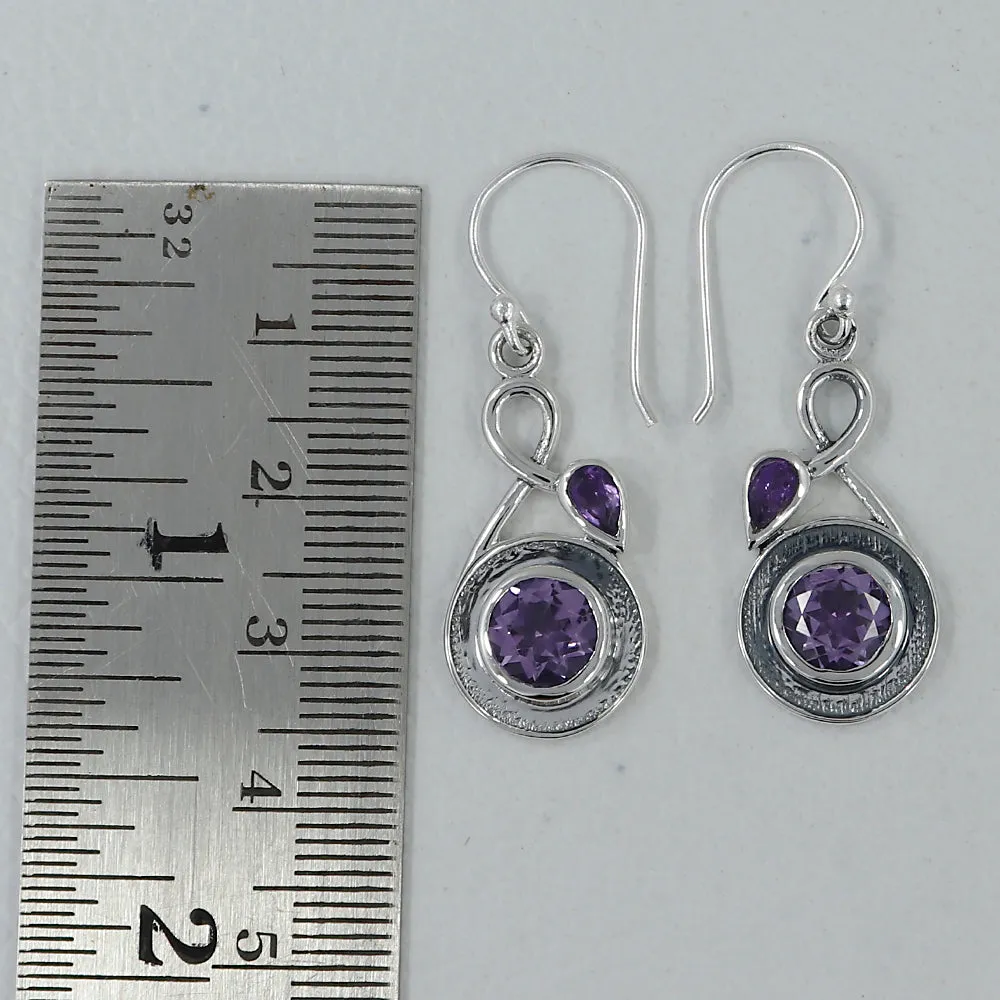 Blue Silver Earrings
