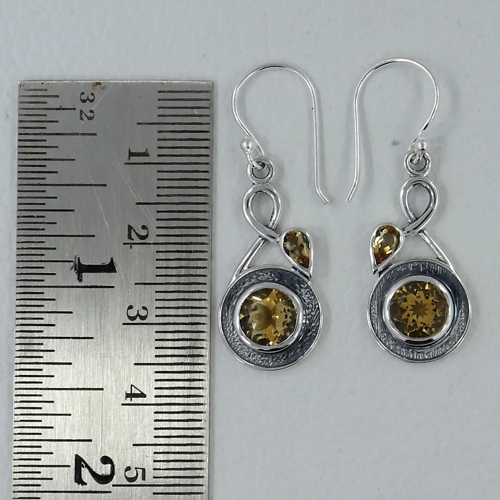 Blue Silver Earrings
