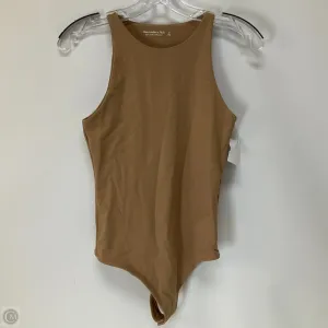 Bodysuit By Abercrombie And Fitch In Tan, Size: S