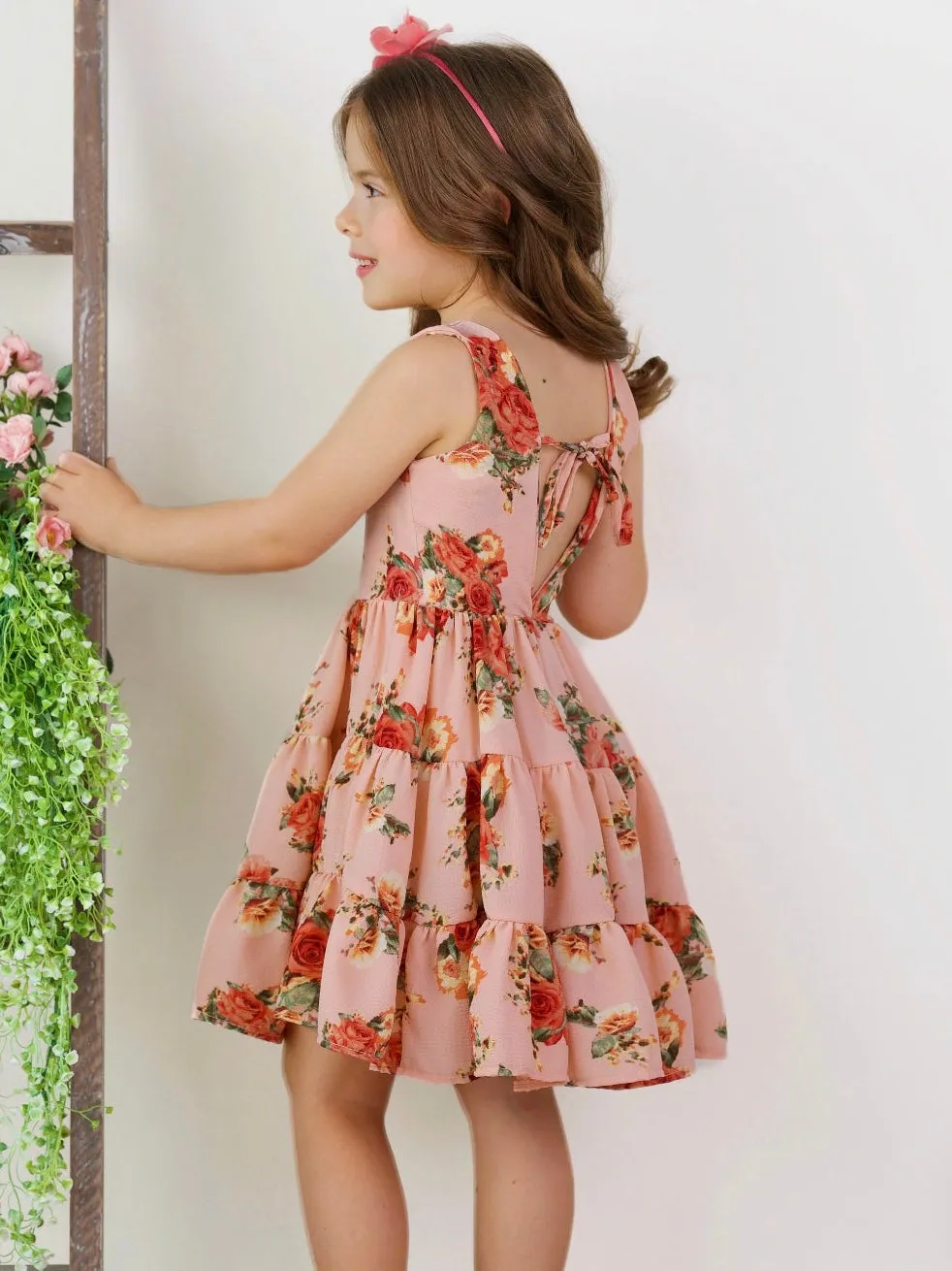 Boho Blossom Tank Tiered Dress