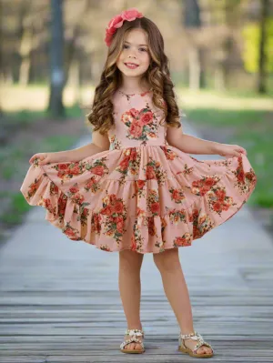 Boho Blossom Tank Tiered Dress