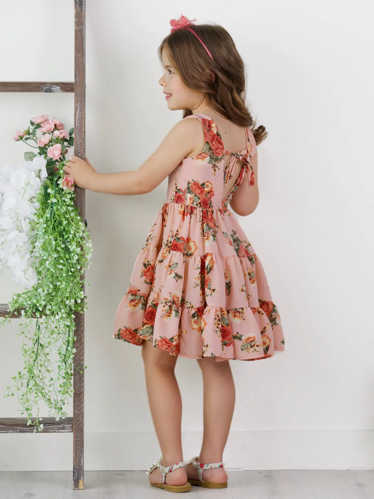 Boho Blossom Tank Tiered Dress