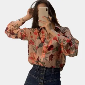 Brittana® | Floral Women'S Blouse Chic Unique Print Ideal For Every Day