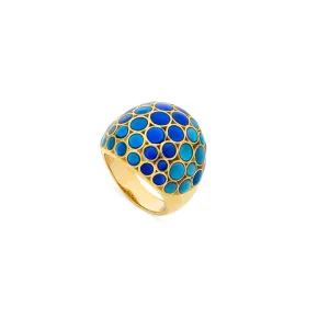 Bubble Mother of Pearl Ring