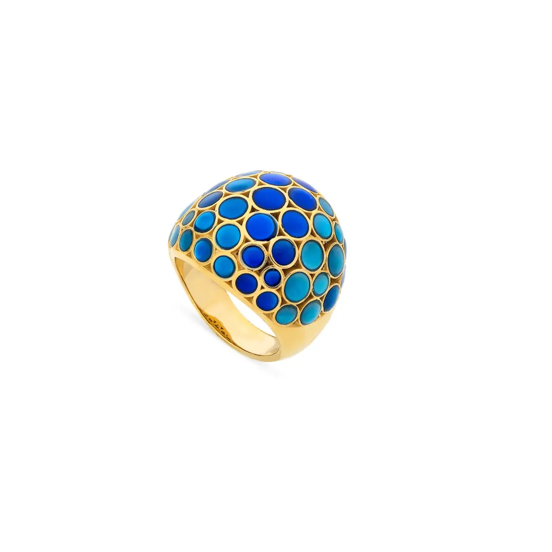 Bubble Mother of Pearl Ring