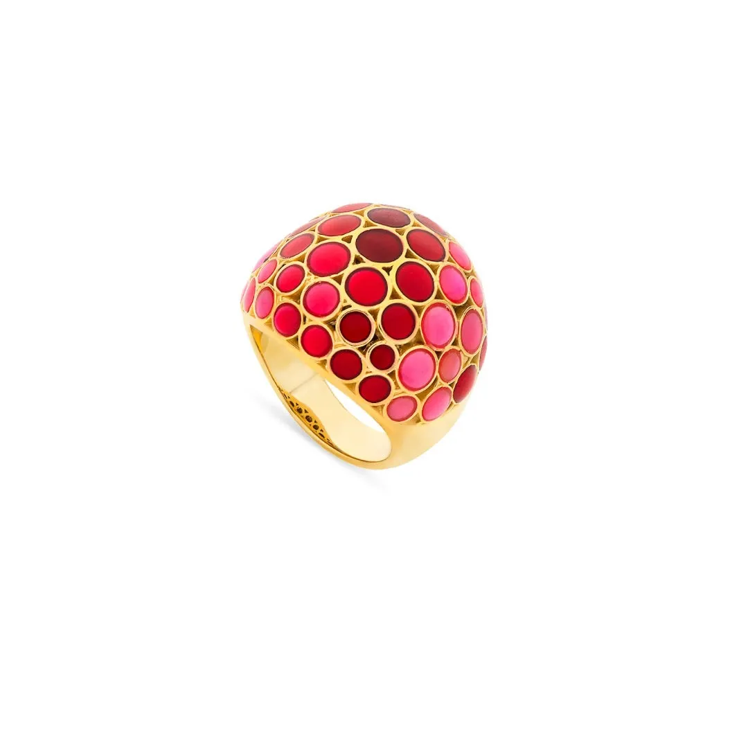 Bubble Mother of Pearl Ring