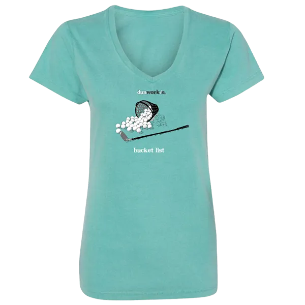 Bucket List Women's SS V Neck