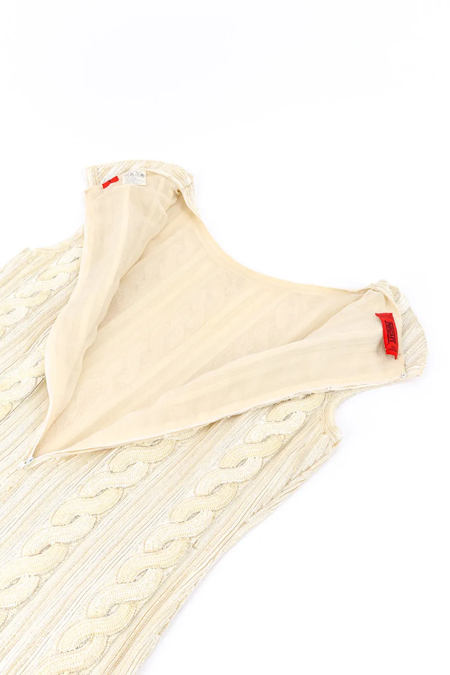 Cable Knit Sequin Top