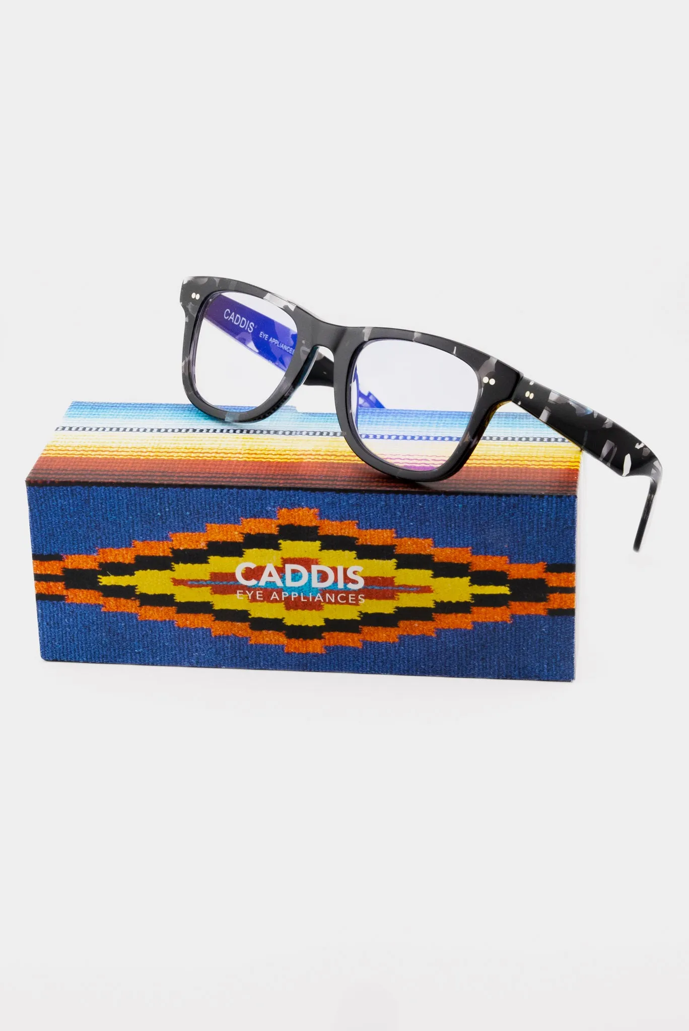 CADDIS Porgy Backstage Readers in Black Tortoise
