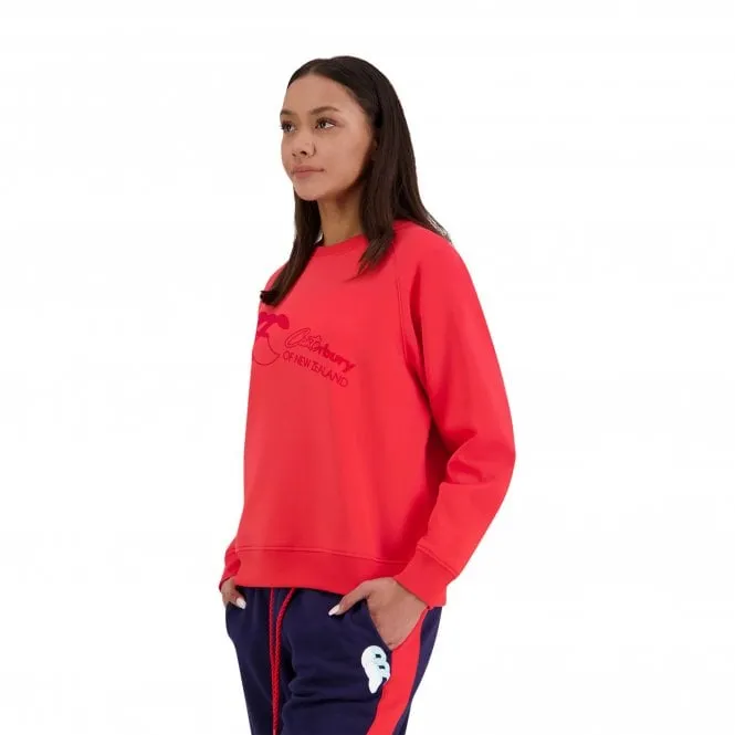 Canterbury Women's The Clash Crew Sweater - Bittersweet