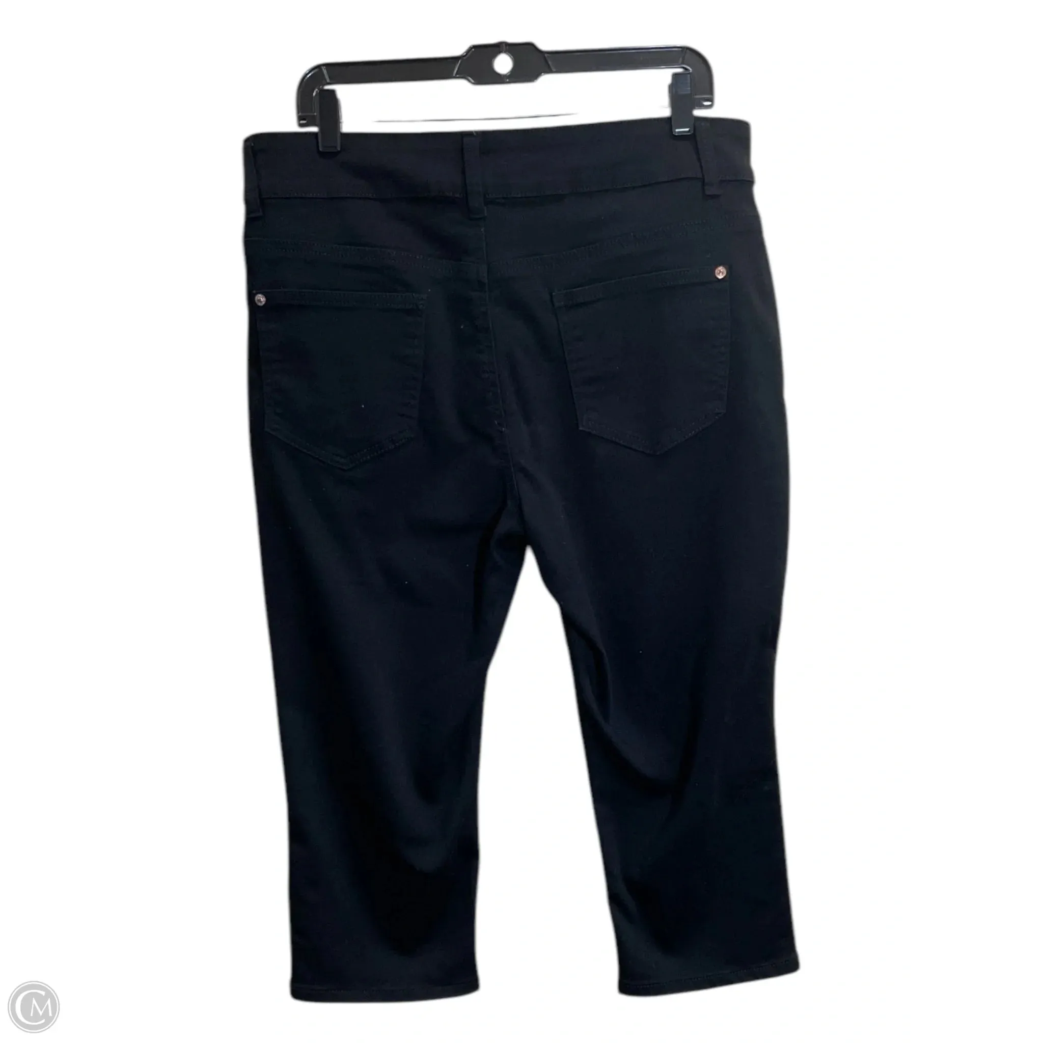 Capris By Clothes Mentor In Black, Size: 18