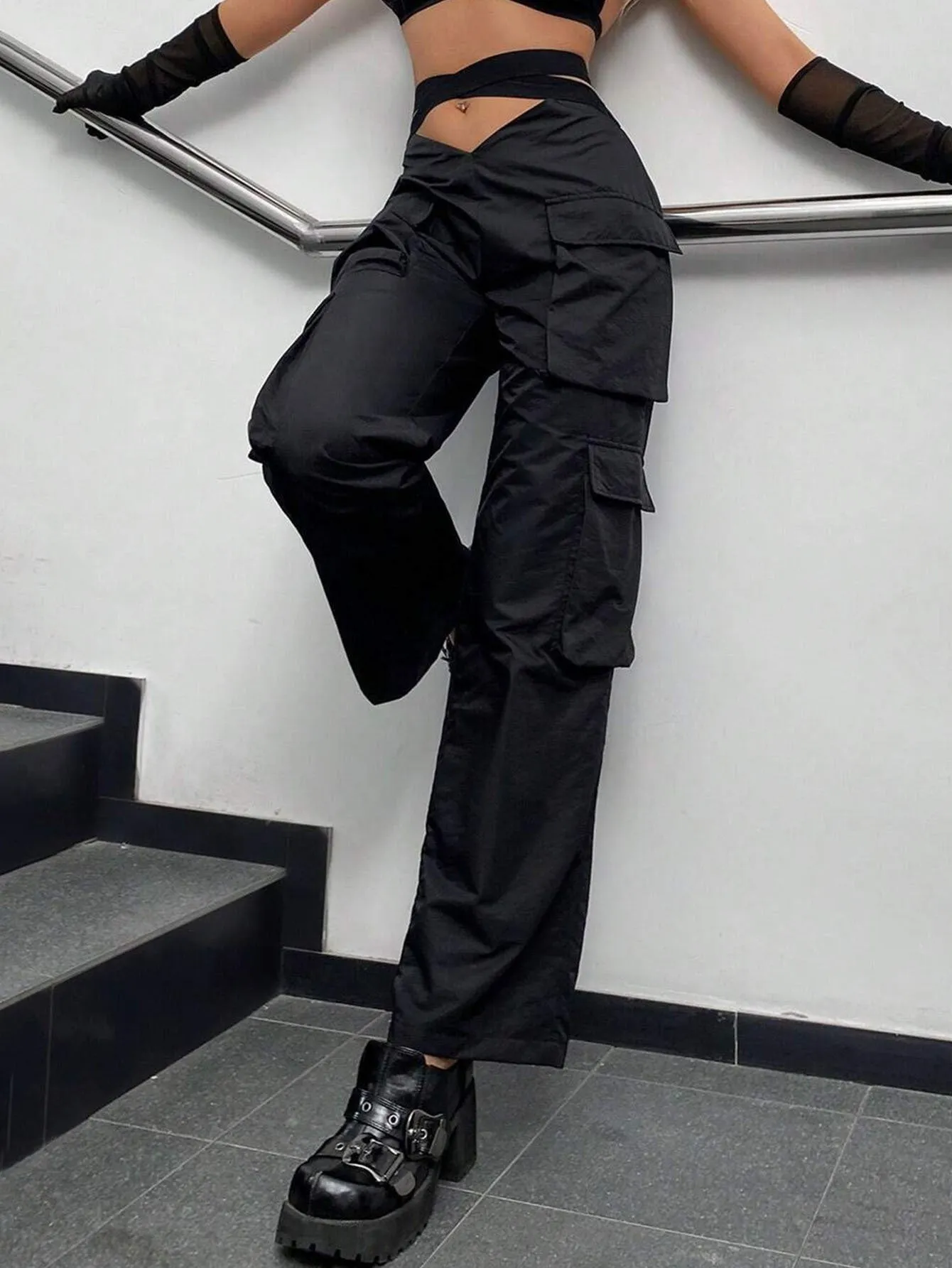 Cargo pants unique design-D561 | Inspanda