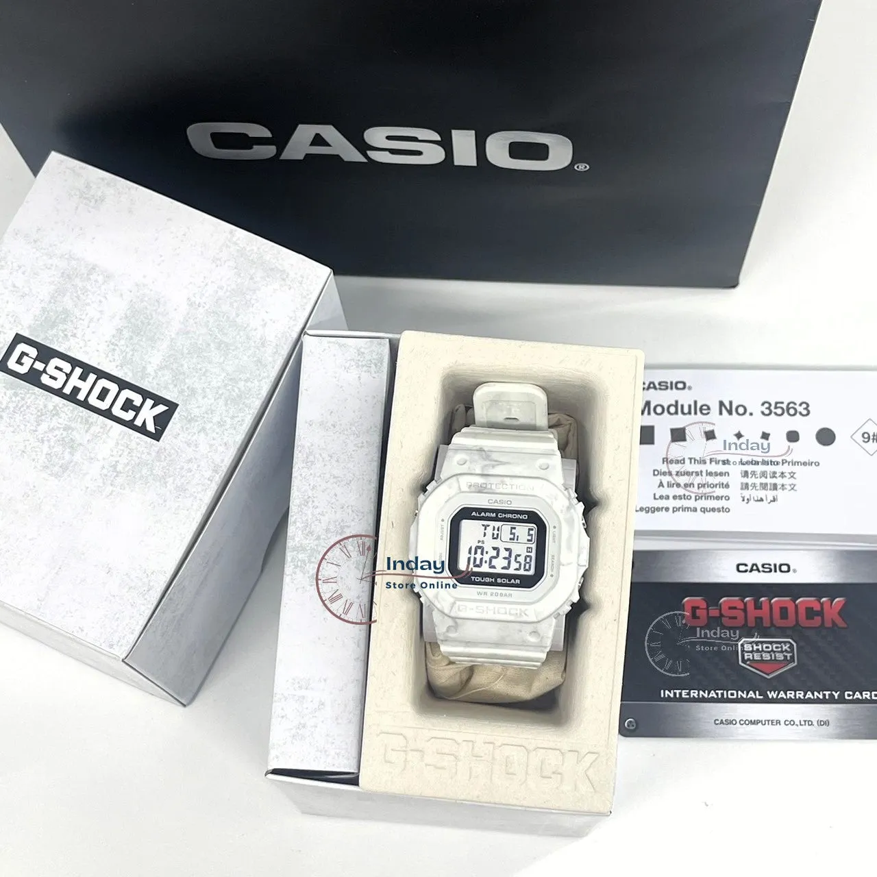 Casio G-Shock Women's Watch GMS-S5600RT-7 Resin Band Shock Resistant Tough Solar