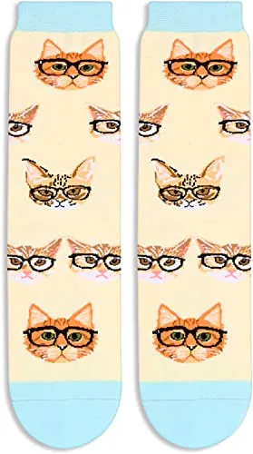 Cat Gifts For Her Unique Gifts for Girlfriend Mother Daughter Wife Sister Cat Socks