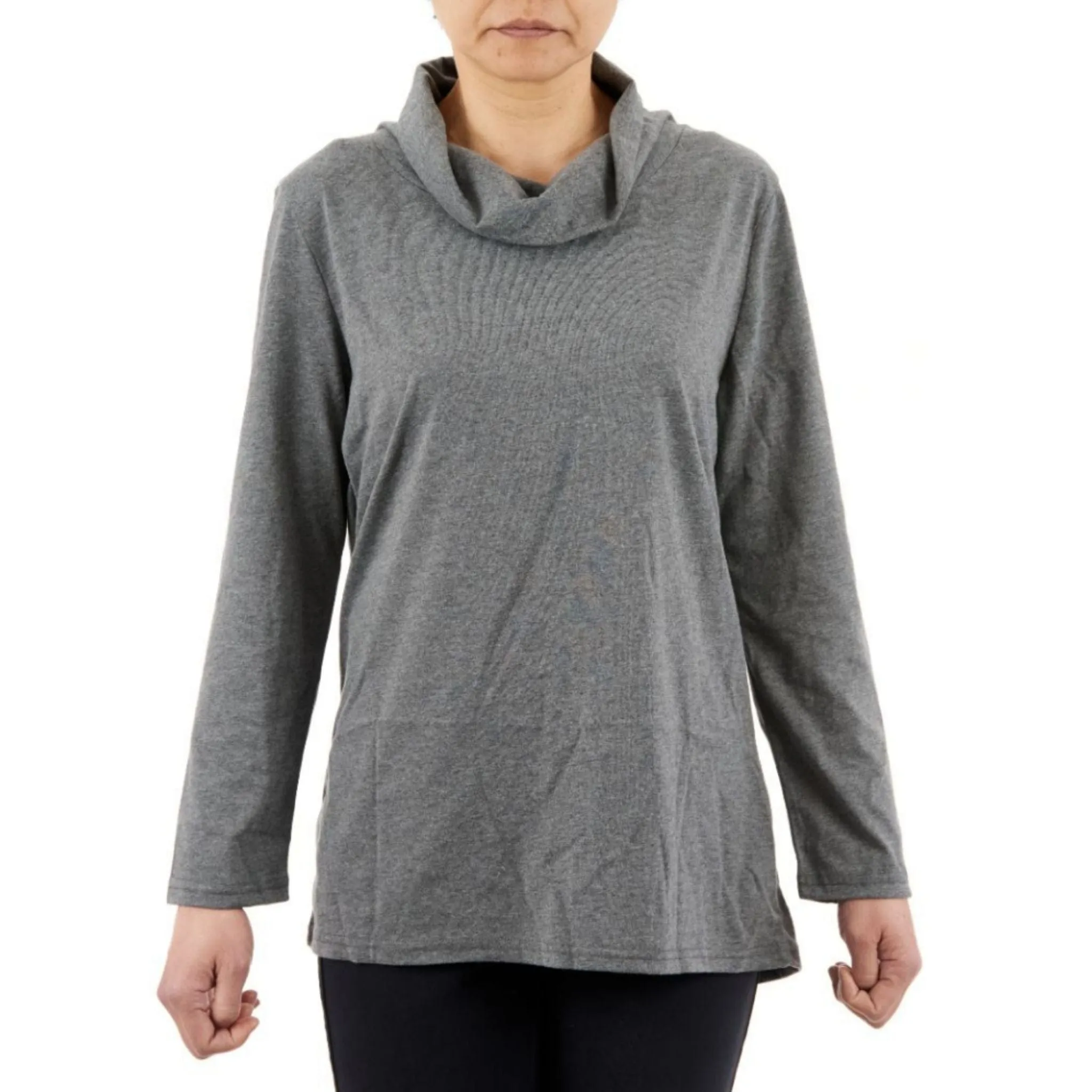 CC Women's Eliana Long Sleeve Cowl Neck Top