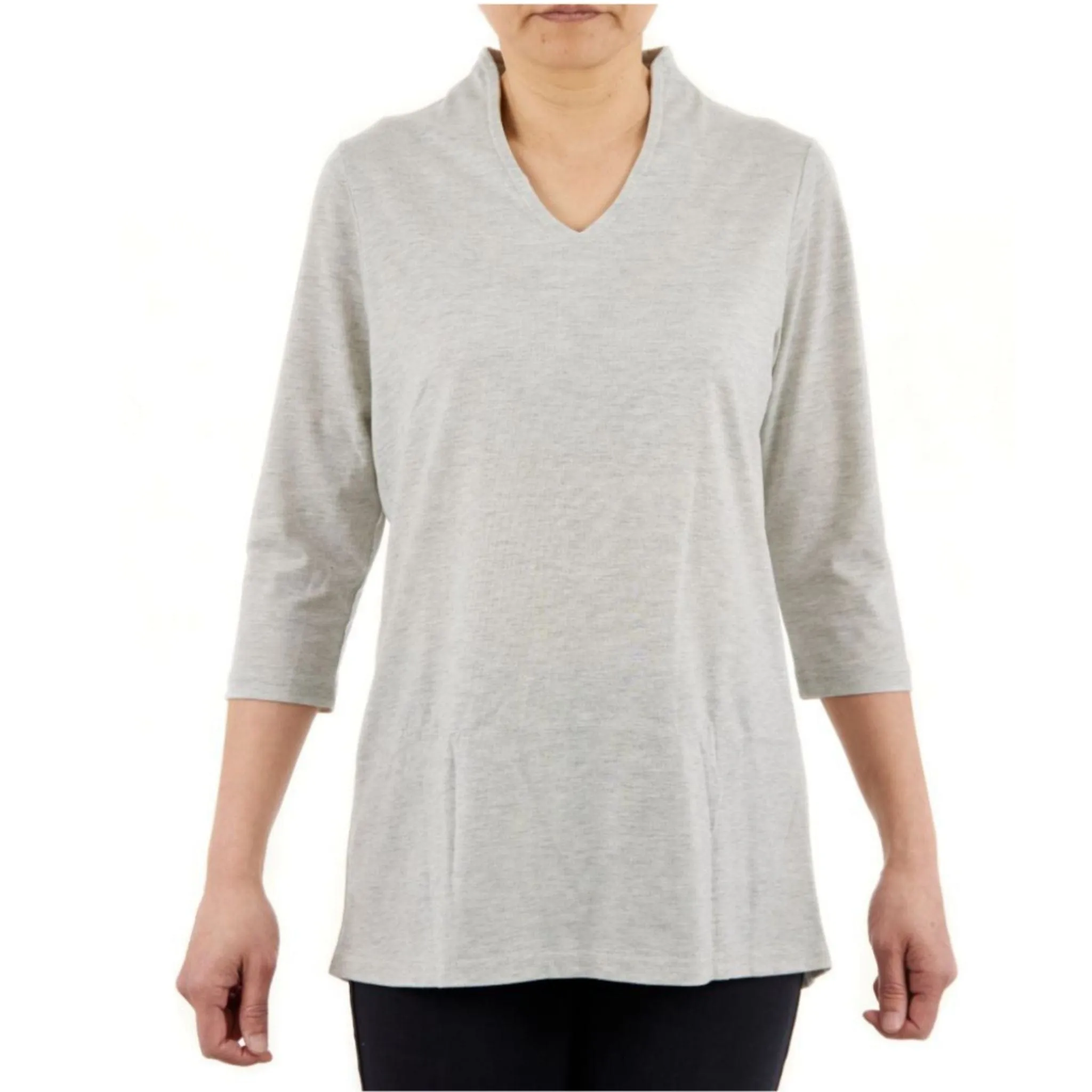 CC Women's Elizabeth 3/4 Sleeve V-Neck Top
