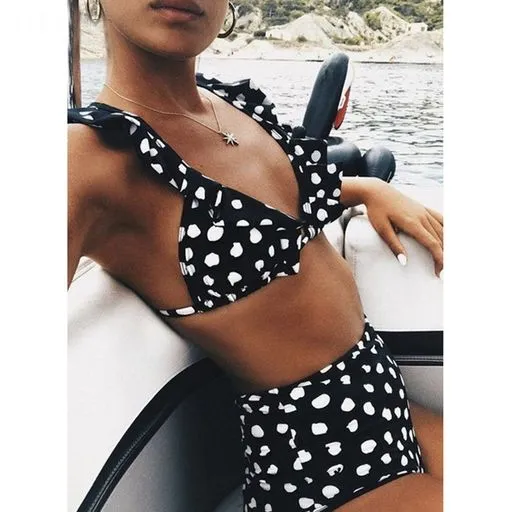 Celino Women's Sexy Black Bathing Suit Swimwear Fashionable Bikini's