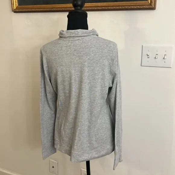 Champion Belmont Bruins Cotton/Spandex Women's Half-zip Sweater, Sz. L.