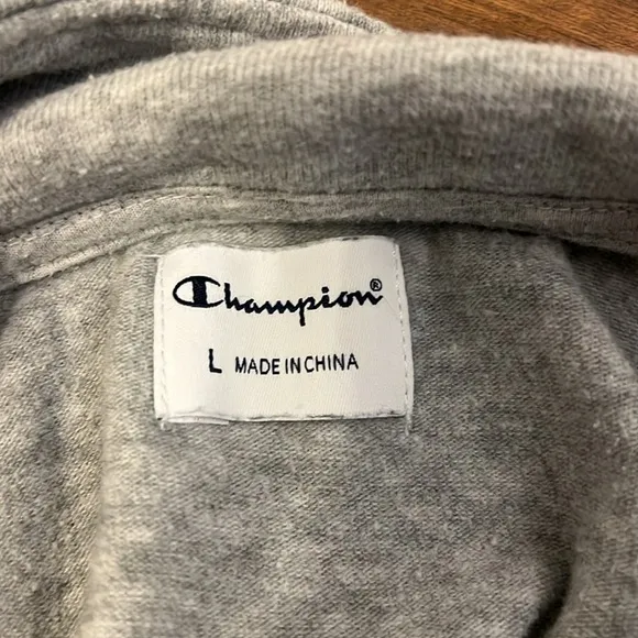 Champion Belmont Bruins Cotton/Spandex Women's Half-zip Sweater, Sz. L.
