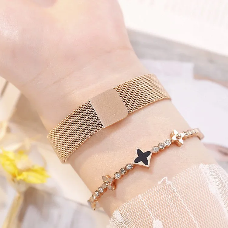 Chic Mesh Strap Women's Watch