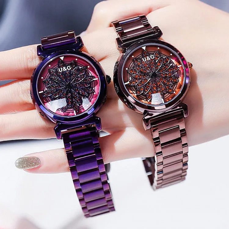 Chic Rotatable Dial Women's Watch