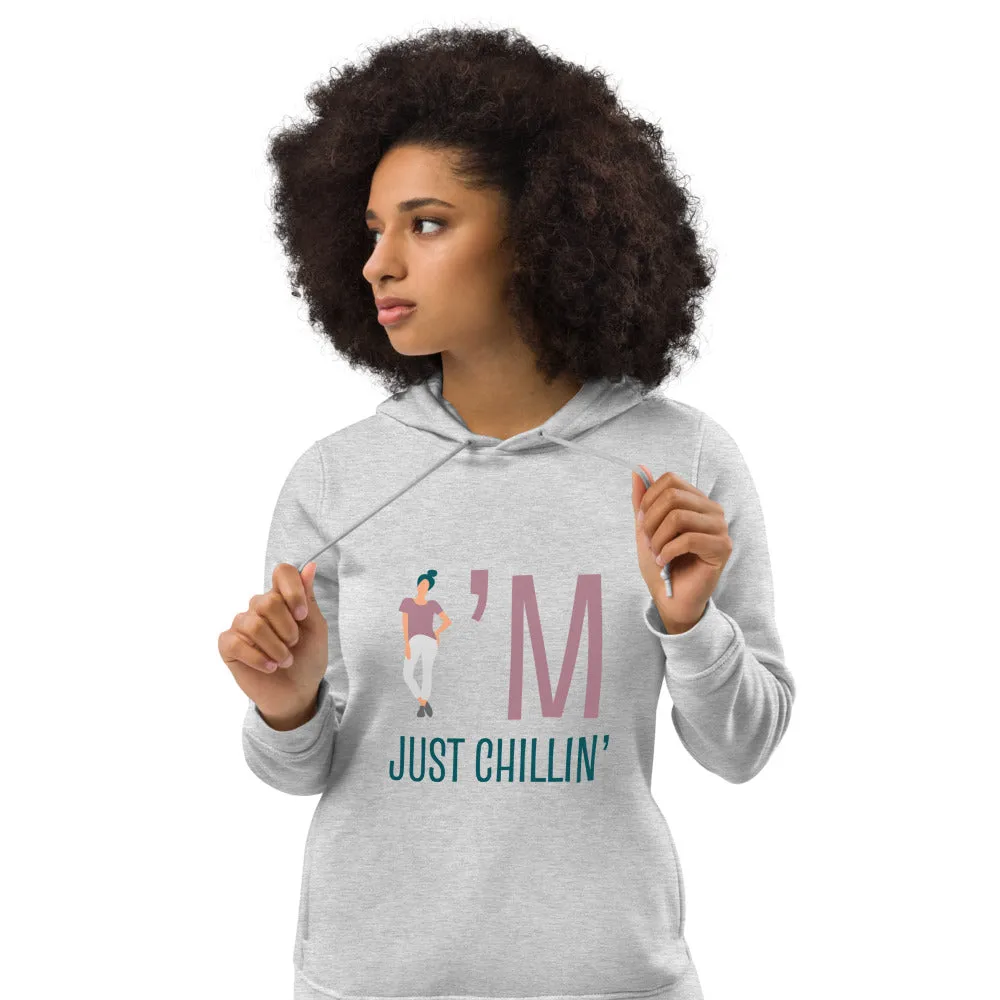 Chillin’ eco fitted hoodie