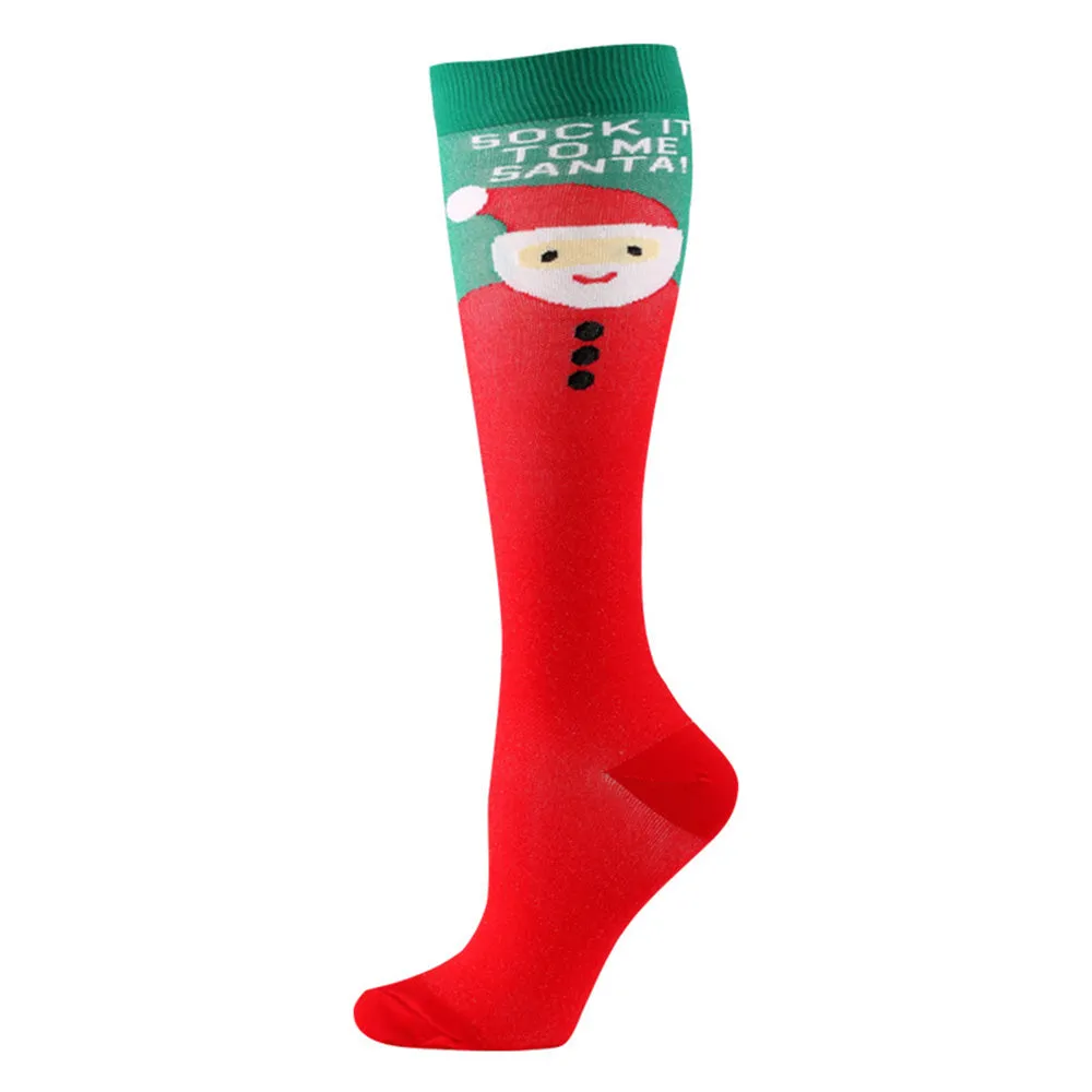 Chrismas Compression socks