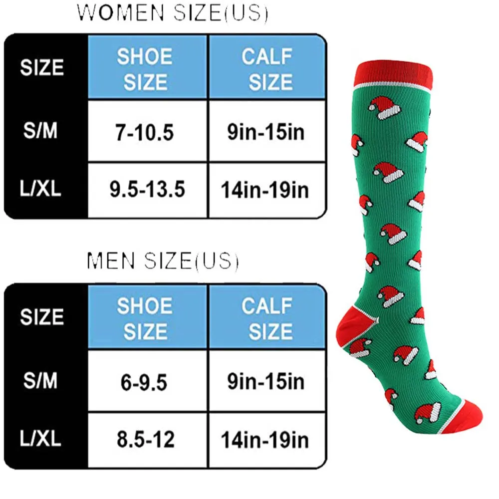 Chrismas Compression socks