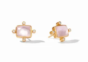 Clara Stud - Iridescent Rose
