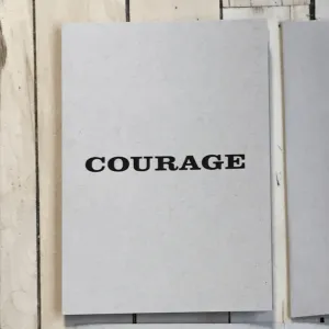 Courage Greeting Card   Ink