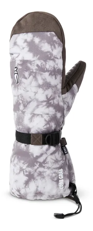 Crab Grab Cinch Mitten Womens Grey Tie Dye