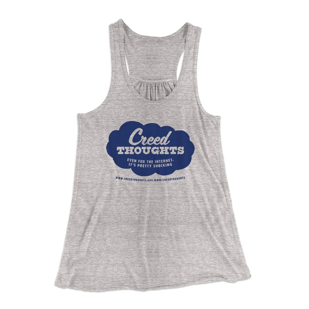 Creed Thoughts Women's Flowey Tank Top