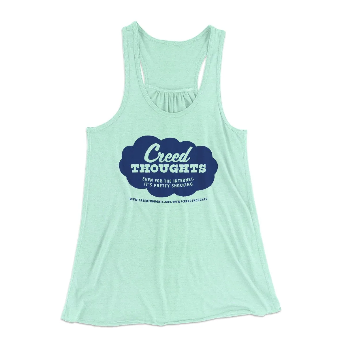 Creed Thoughts Women's Flowey Tank Top