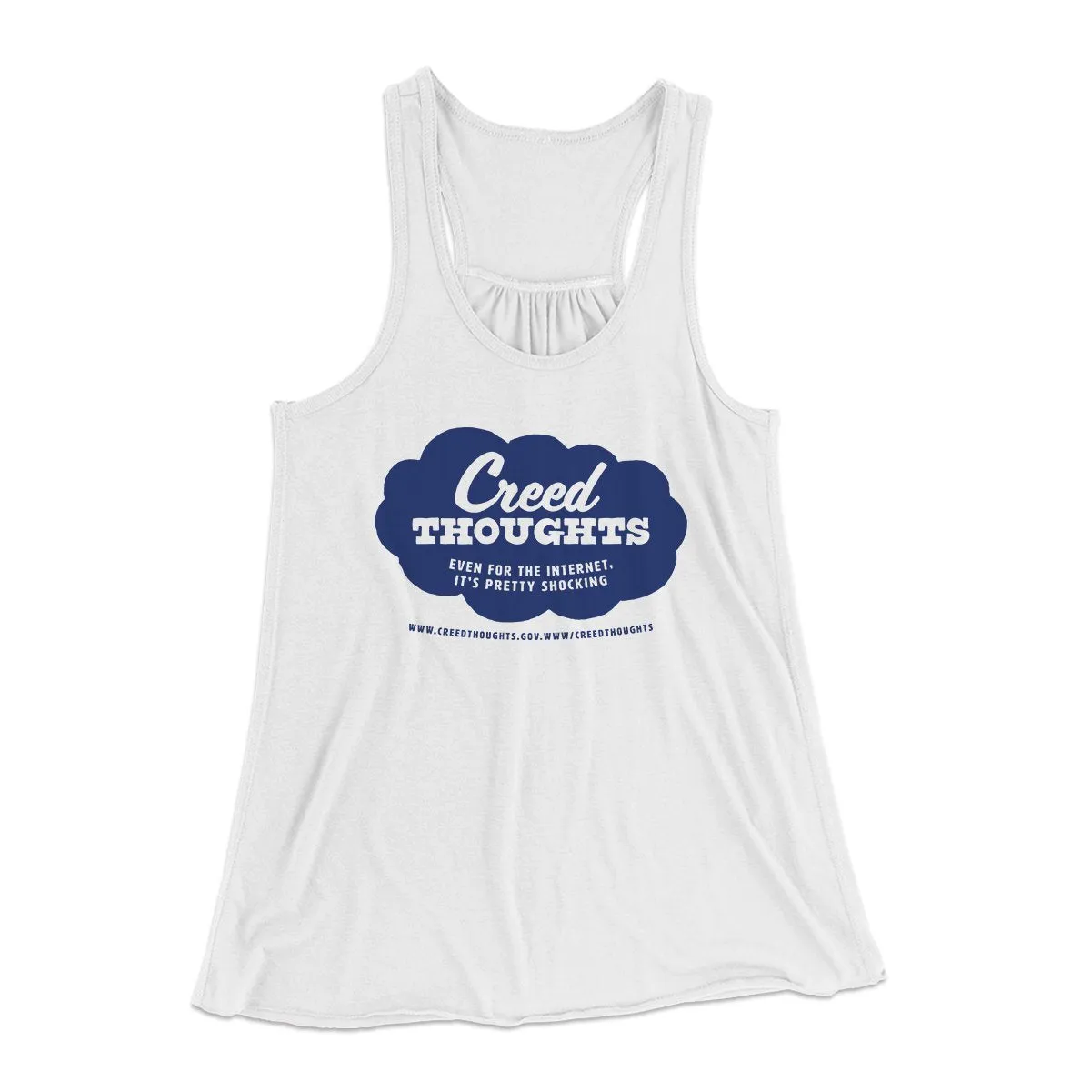 Creed Thoughts Women's Flowey Tank Top