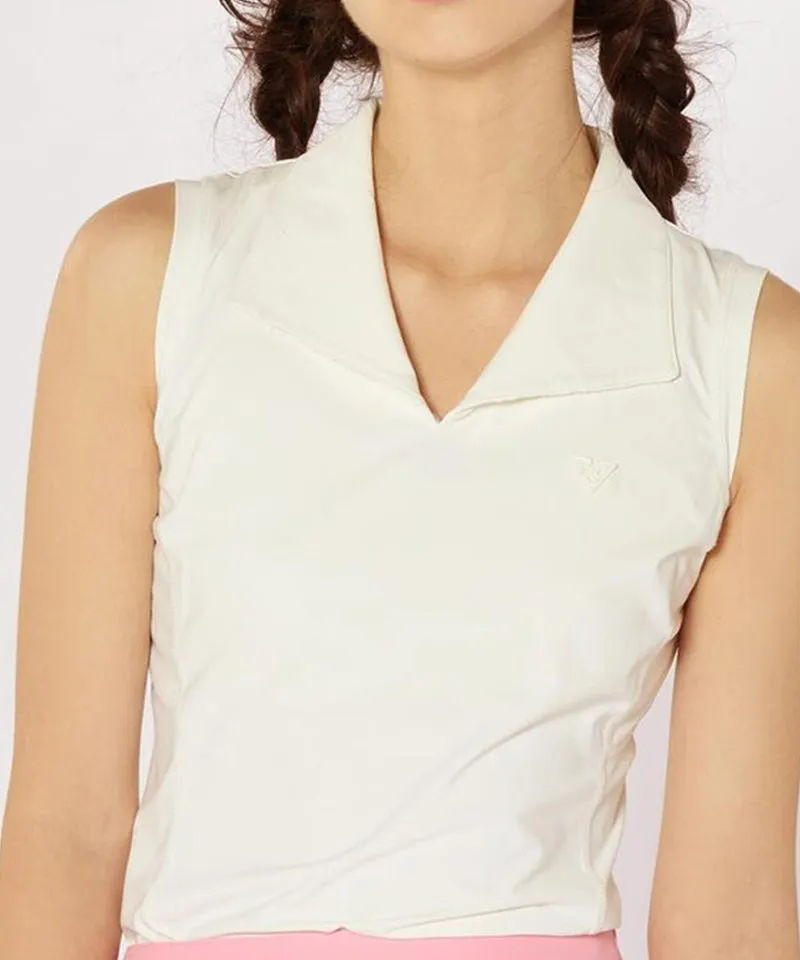 CREVE NINE: Big Collar Sleeveless- 3 Colors