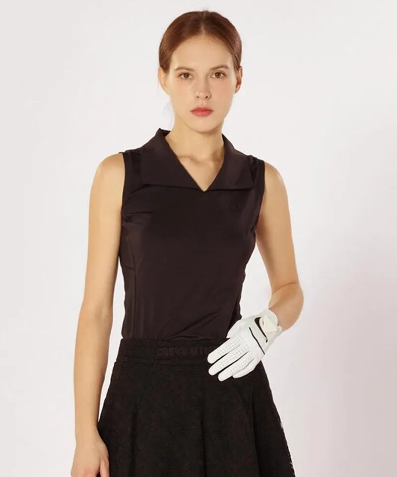 CREVE NINE: Big Collar Sleeveless- 3 Colors