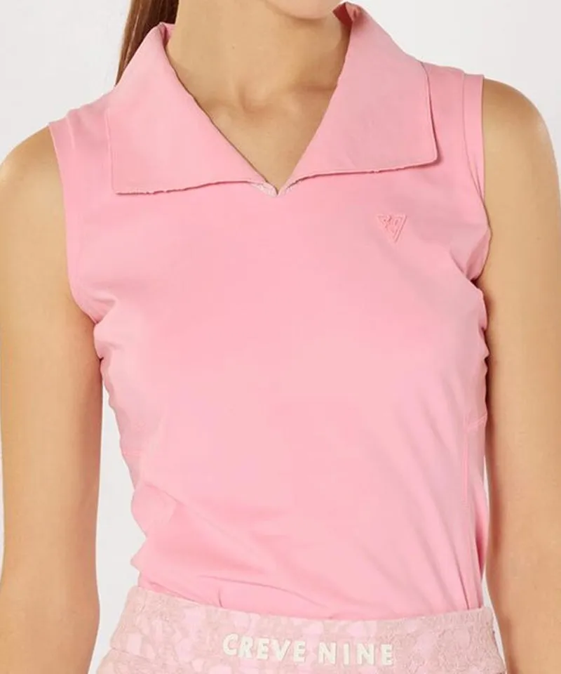 CREVE NINE: Big Collar Sleeveless- 3 Colors