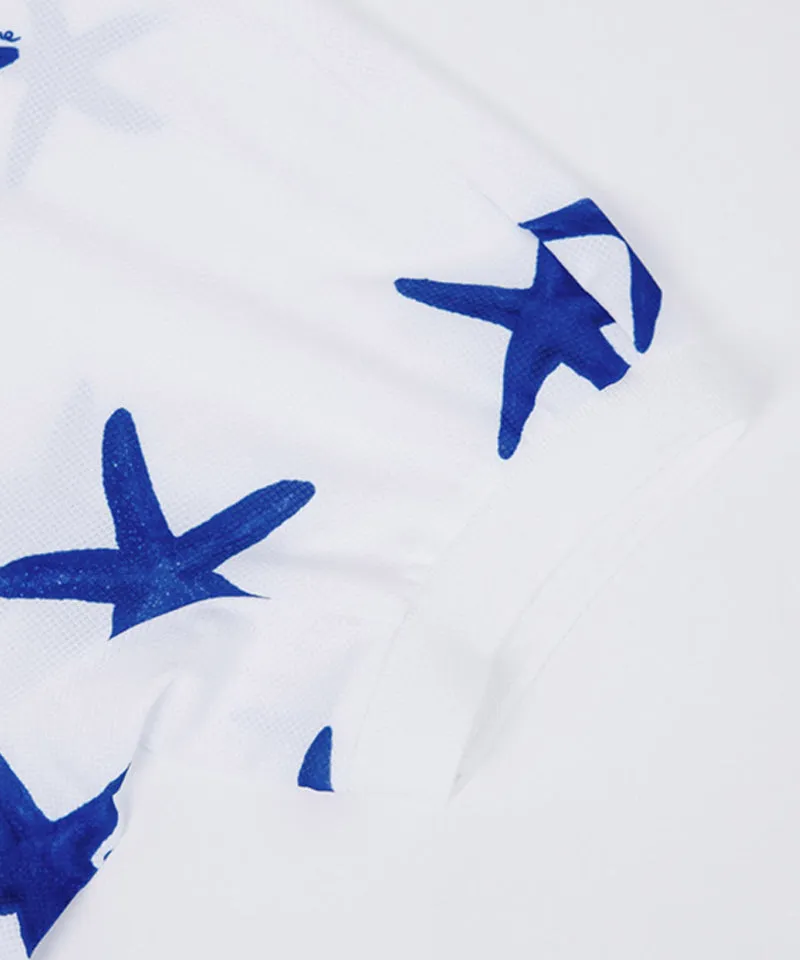 CREVE NINE: Marine Star Cooling Round Tee - 2 Colors