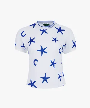 CREVE NINE: Marine Star Cooling Round Tee - 2 Colors