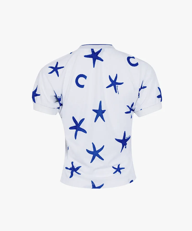CREVE NINE: Marine Star Cooling Round Tee - 2 Colors