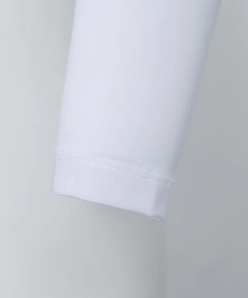 CREVE NINE: Round Logo Innerwear - White