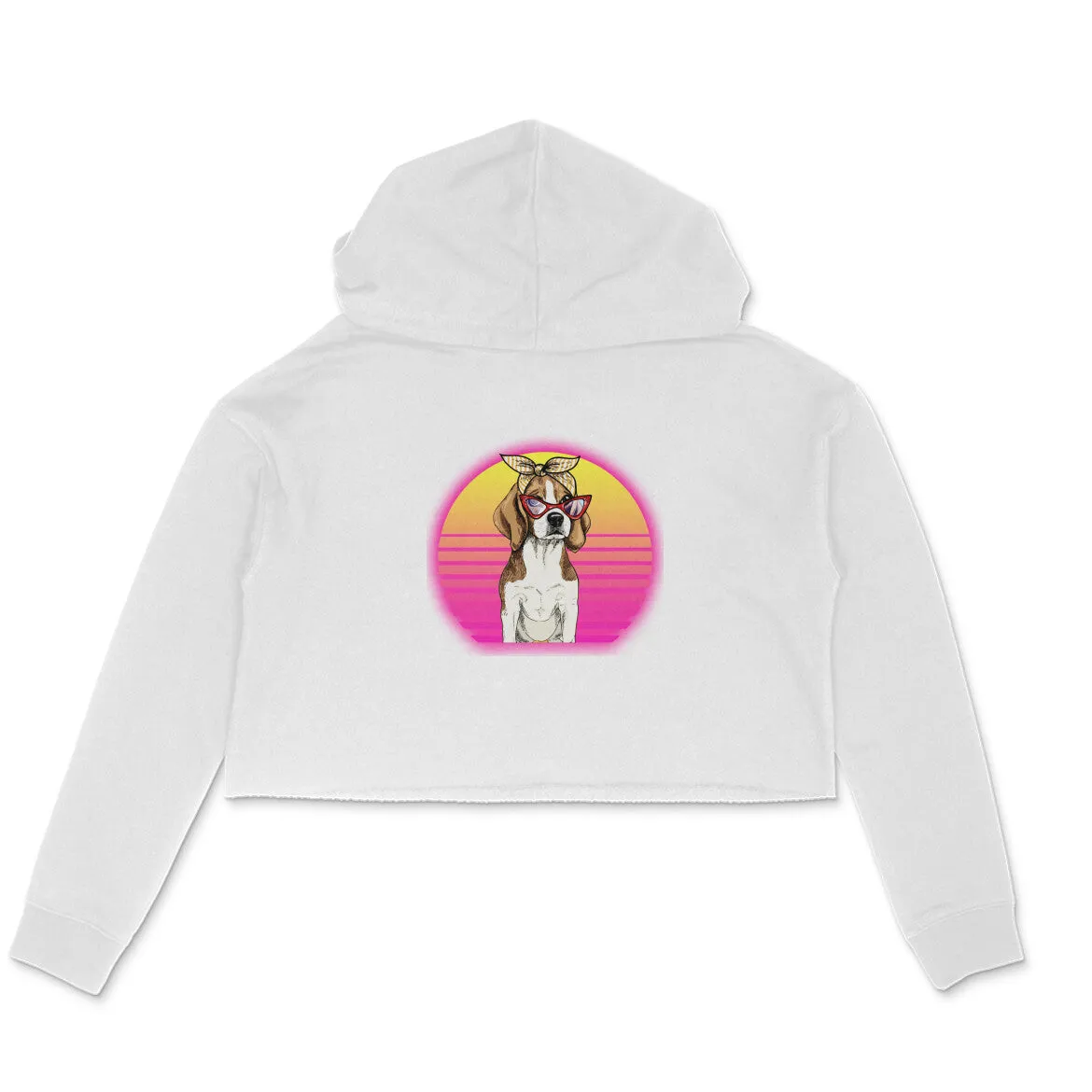 Crop Hoodie (Women) - Lil Miss Beagle (6 Colours)