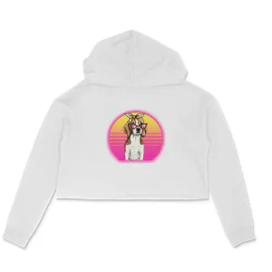 Crop Hoodie (Women) - Lil Miss Beagle (6 Colours)